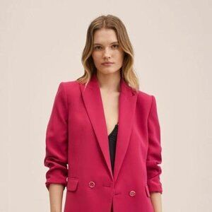 Mango pink pantsuit